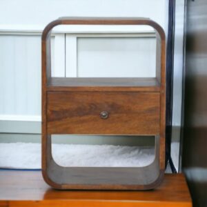 Chestnut Curved Edge Nightstand