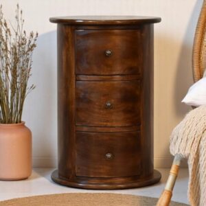 3 Drawer Chestnut Drum