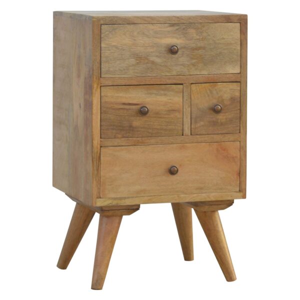 Nordic Style 4 Drawer Multi Nightstand - Image 3