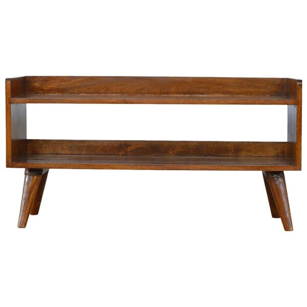 Chestnut Nordic Storage Bench - Image 2