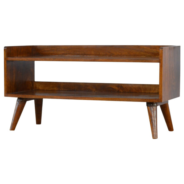 Chestnut Nordic Storage Bench - Image 4