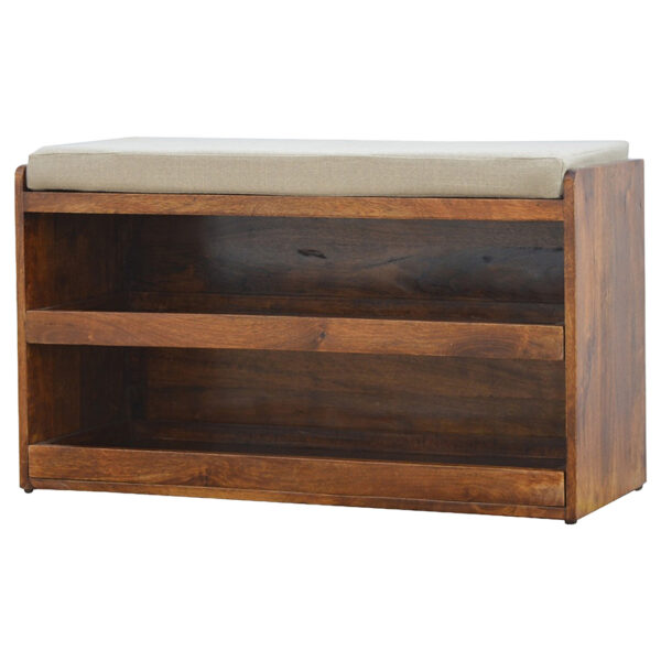 Mud Linen Shoe Bench - Image 3