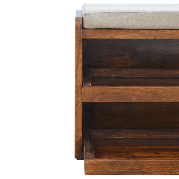 Mud Linen Shoe Bench - Image 7