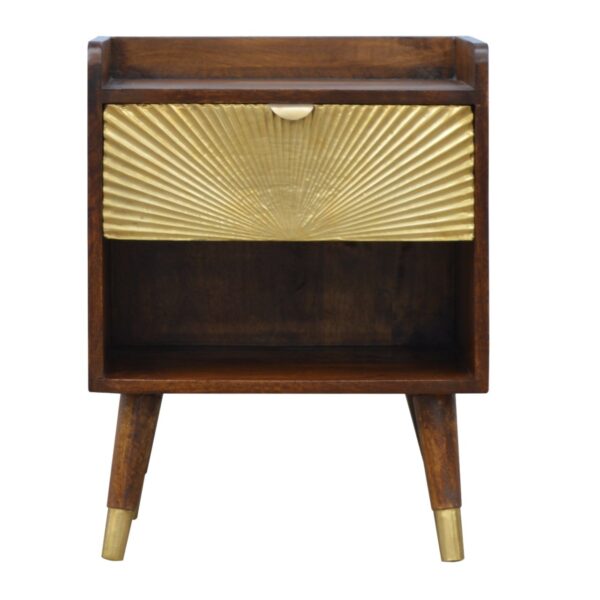 Manila Gold One Drawer Nightstand - Image 2