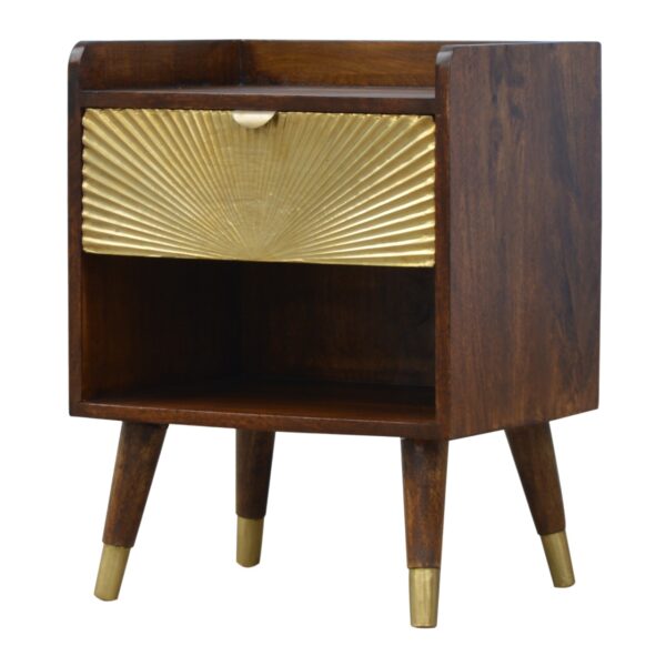 Manila Gold One Drawer Nightstand - Image 3