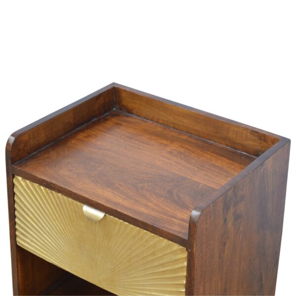 Manila Gold One Drawer Nightstand - Image 6