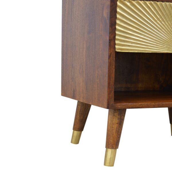 Manila Gold One Drawer Nightstand - Image 7