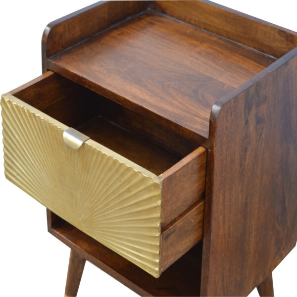 Manila Gold One Drawer Nightstand - Image 8