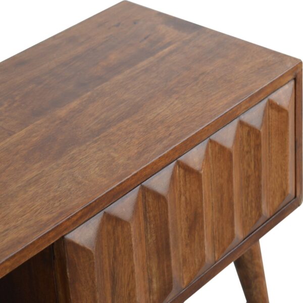 Chestnut Prism Sliding Media Unit - Image 6