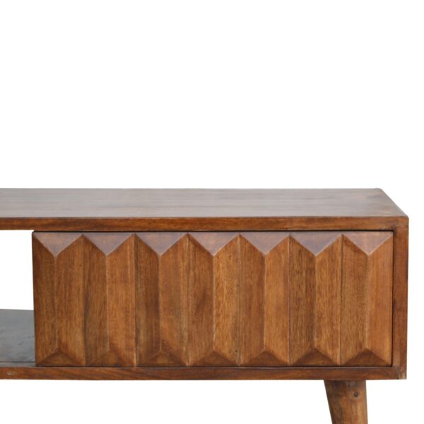 Chestnut Prism Sliding Media Unit - Image 7