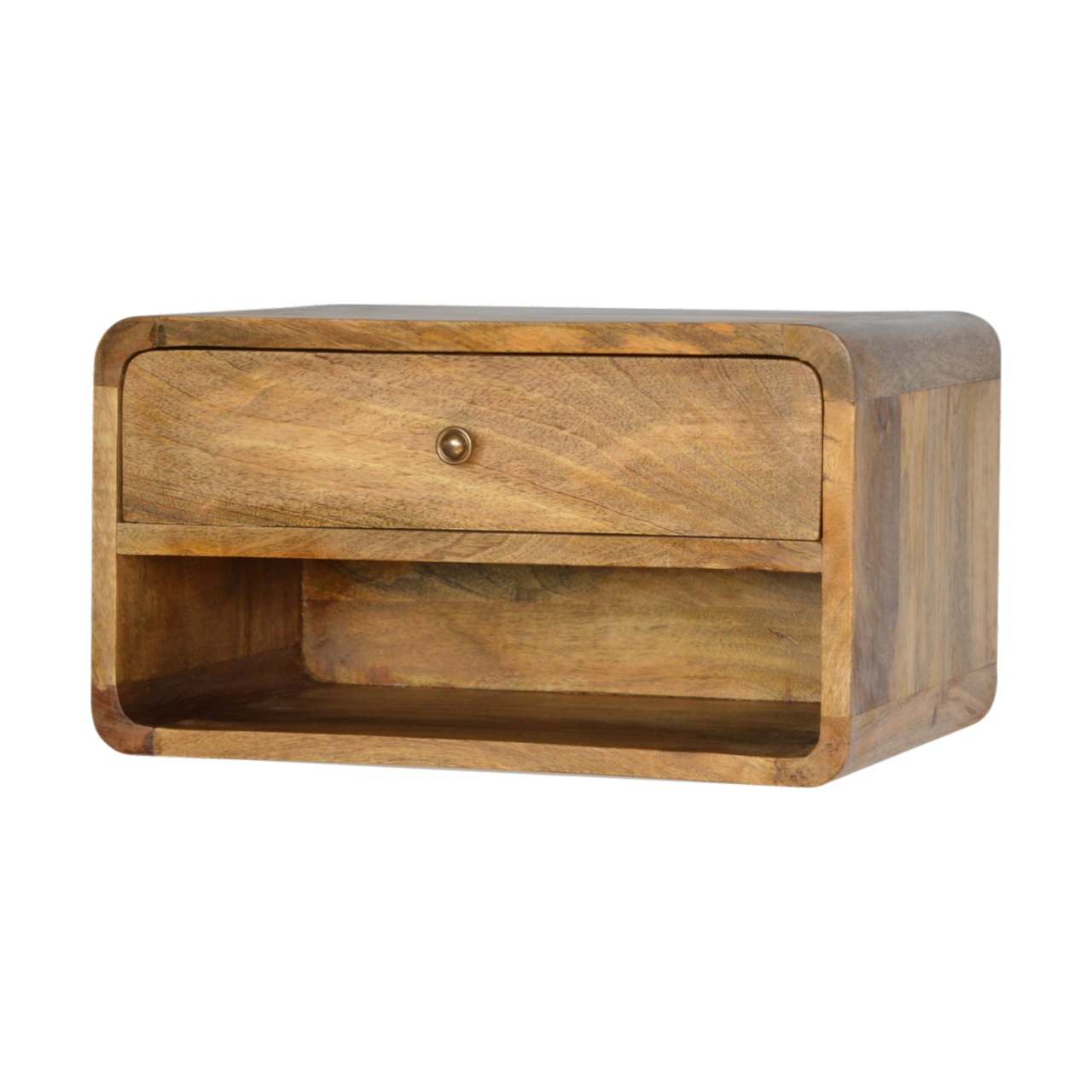 Floating Curve Open Slot Nightstand - Image 4