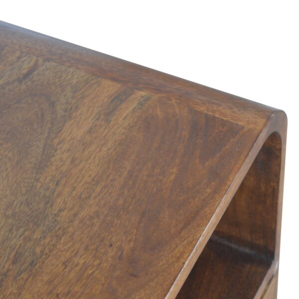 Chestnut Curved Edge Nightstand - Image 5