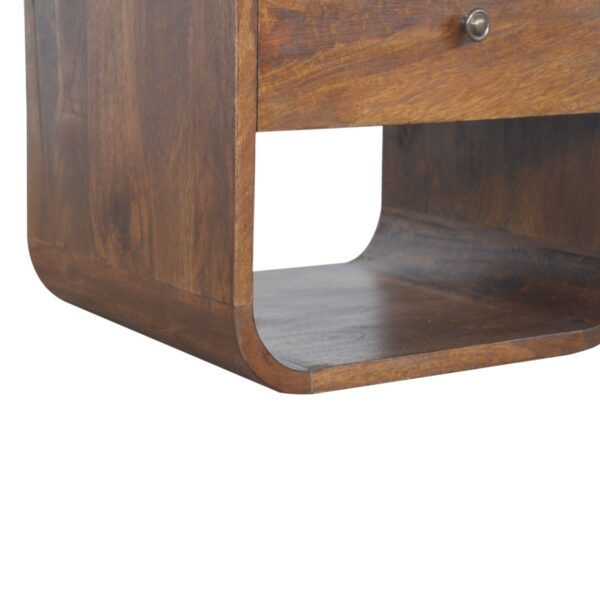 Chestnut Curved Edge Nightstand - Image 7