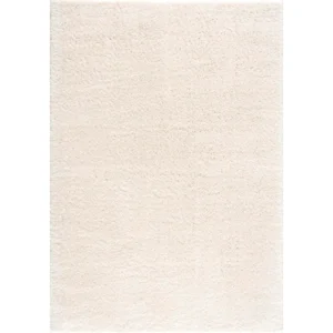Puffy Ivory Shag Area Rug