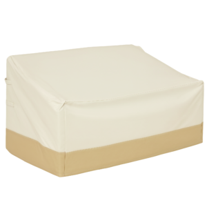 Patio Furniture Covers for 3-Seater Garden Bench, Waterproof 600D Heavy Duty Oxford Fabric Outdoor Sofa Cover, Windproof, Tear Resistant, Anti-UV, 59.8" x 34.3" x 31.1"