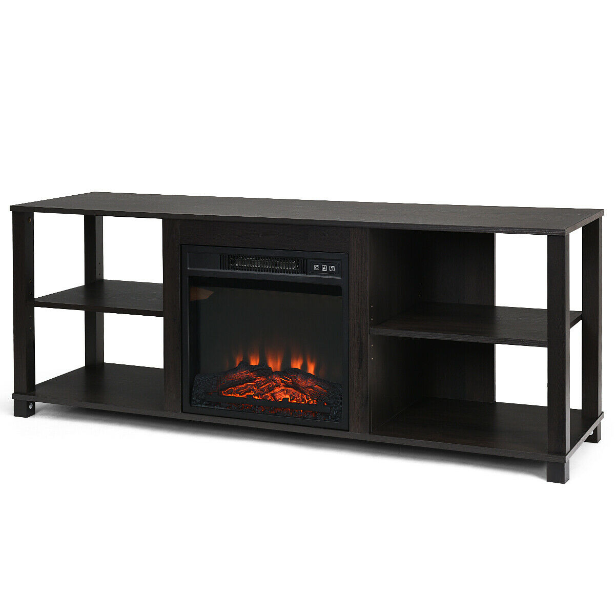 2-Tier TV Storage Cabinet Console with Adjustable Shelves - Image 7