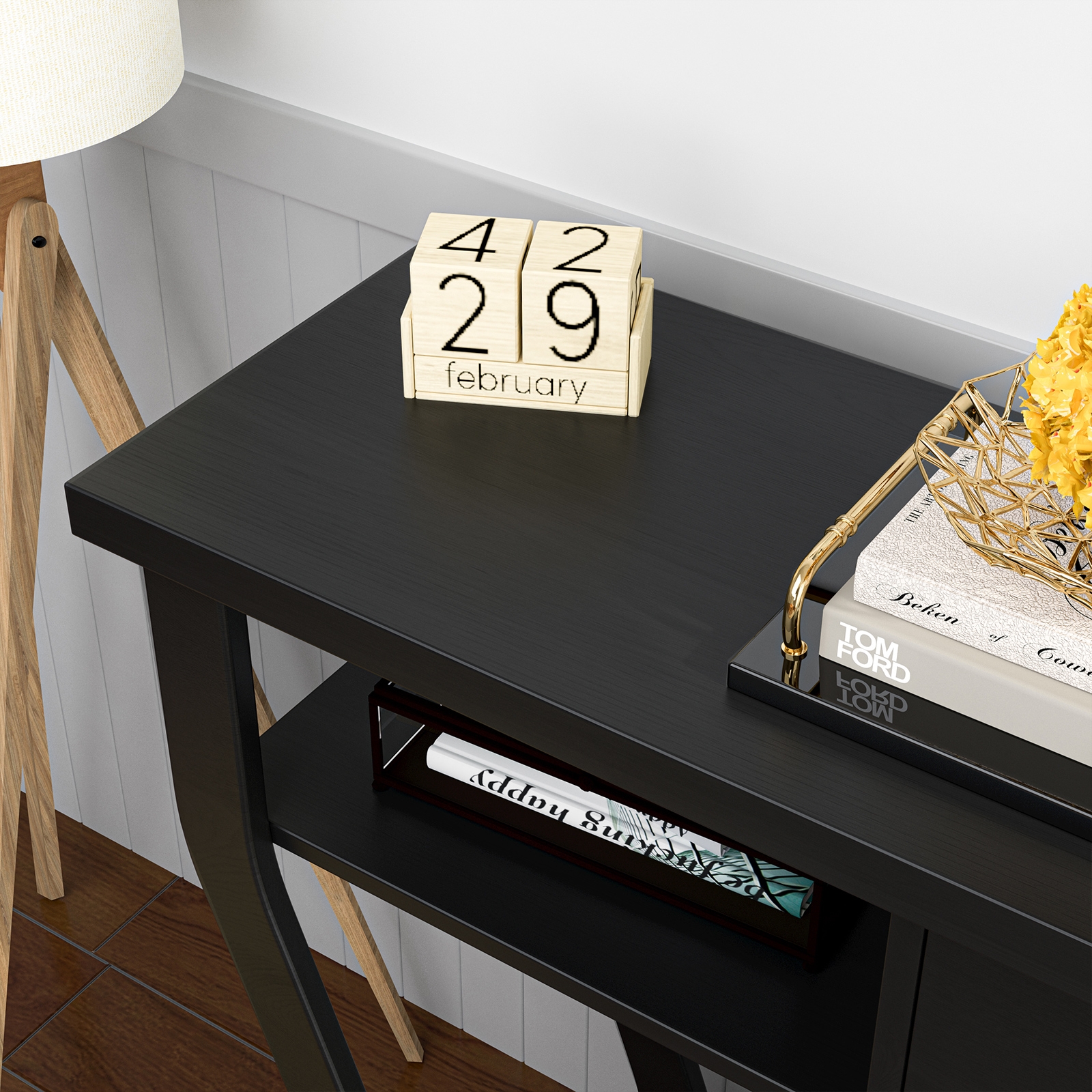Modern Sofa Accent Table with Drawer - Image 7