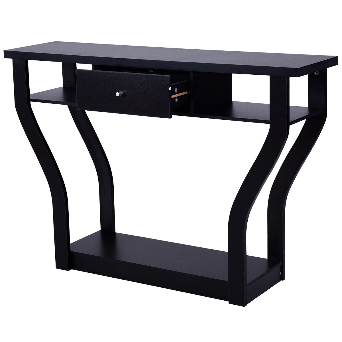 Modern Sofa Accent Table with Drawer - Image 2