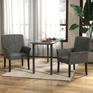 Executive Guest Chair Reception Waiting Room Arm Chair-Gray