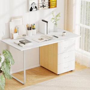 55 inches x 28 inches Universal Tabletop for Standard and Standing Desk Frame-Natural