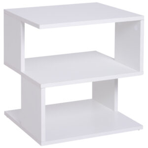 Light Nightstand - Slim Bedside Stand for Small Spaces