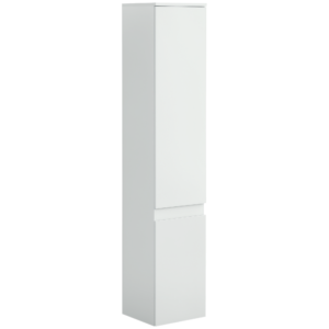Tall Bathroom Cabinet, Freestanding Storage Organizer with Adjustable Shelves and Cupboards, 11.8" x 11" x 6", White