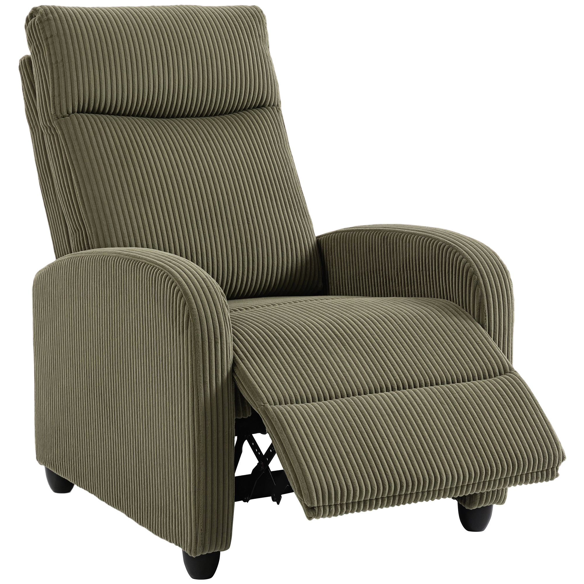 Fabric Recliner Chair Manual Home Theater Seating Single Reclining Sofa Chair with Padded Seat for Living Room