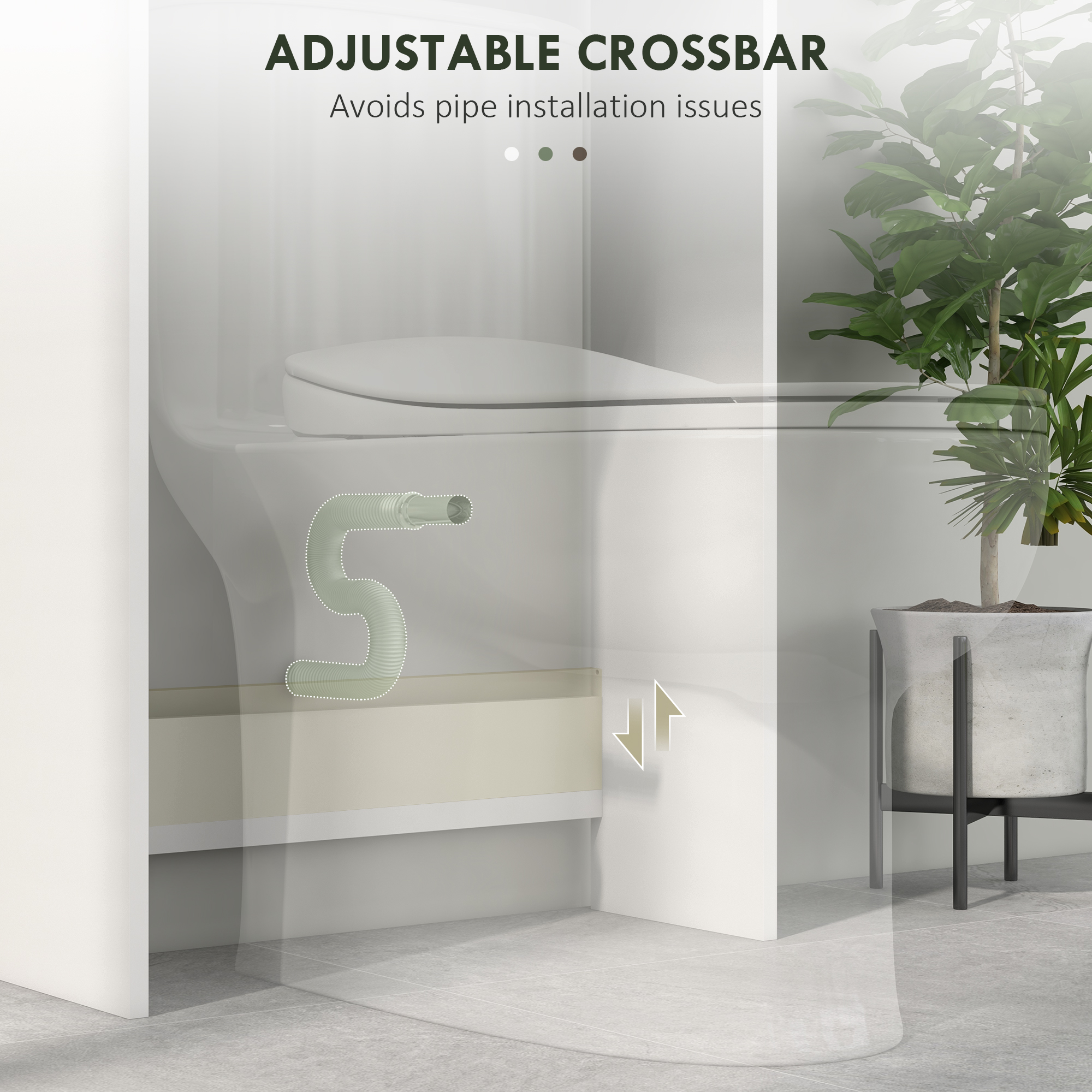 Over The Toilet Cabinet, Modern Bathroom Above Toilet Storage with Barn Doors and Open Shelf, White - Image 4