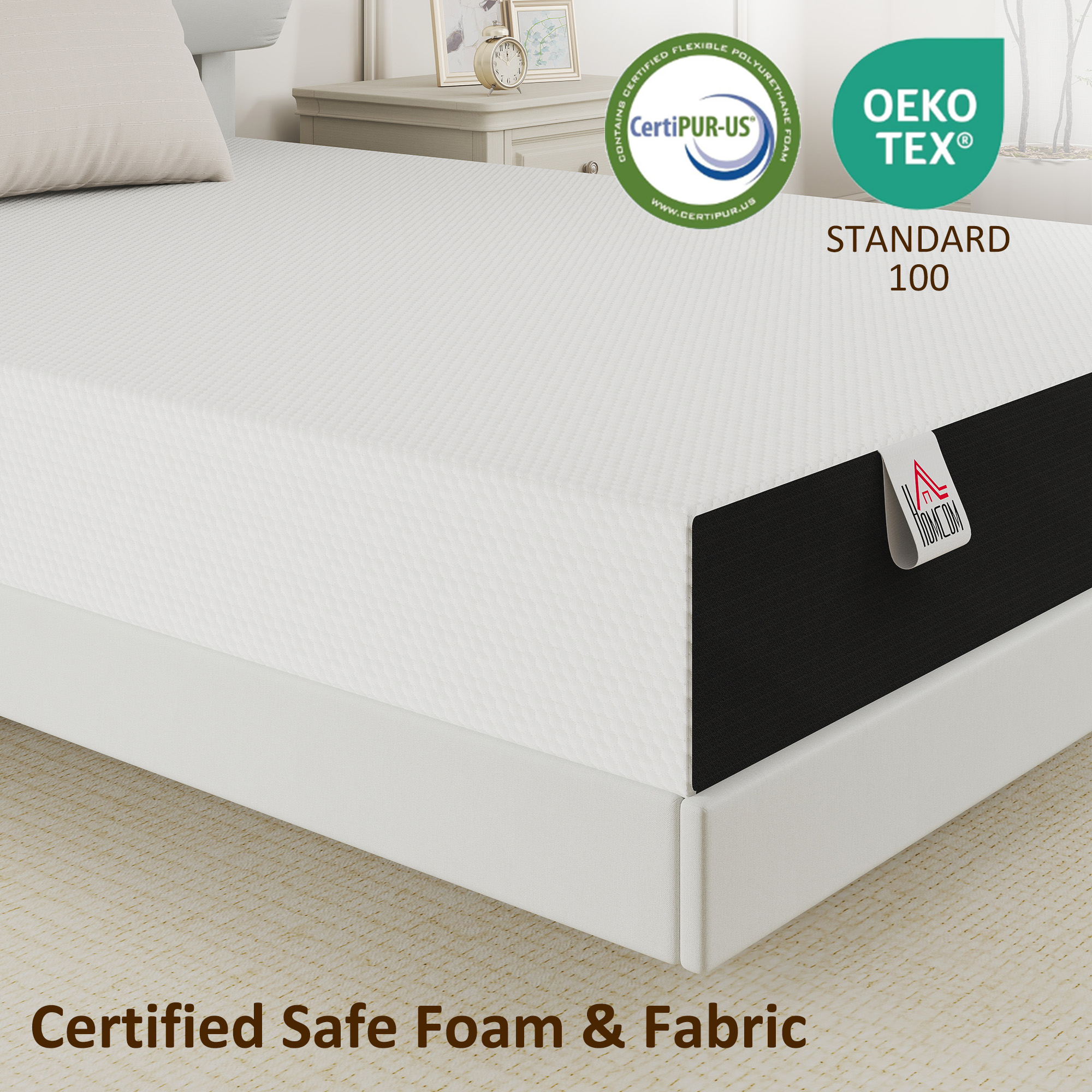 Full Mattress 8 Inch Memory Foam Mattress in a Box, Pressure Relief & Lumbar Support, CertiPUR-US Certified, Medium Firm - Image 5