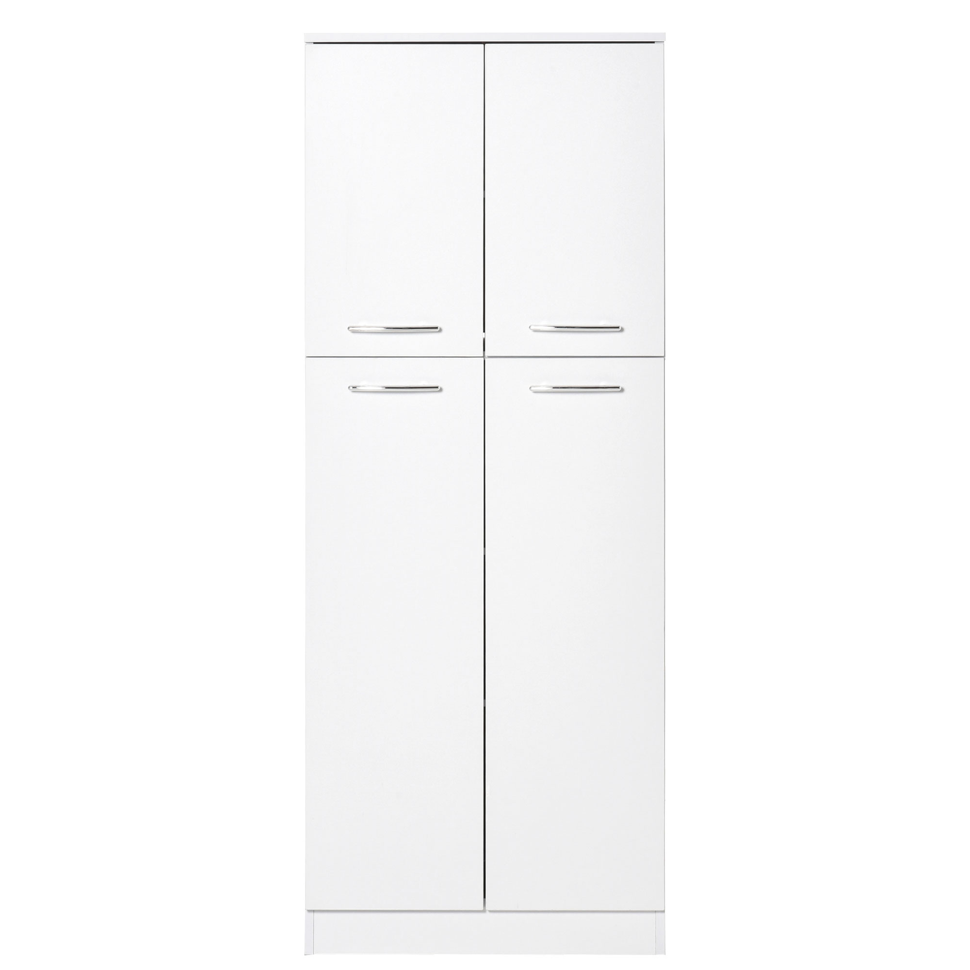 61" Pantry Cabinet, Kitchen Pantry Storage Cabinet with 2 Doors and Adjustable Shelves, Freestanding Storage Cabinet