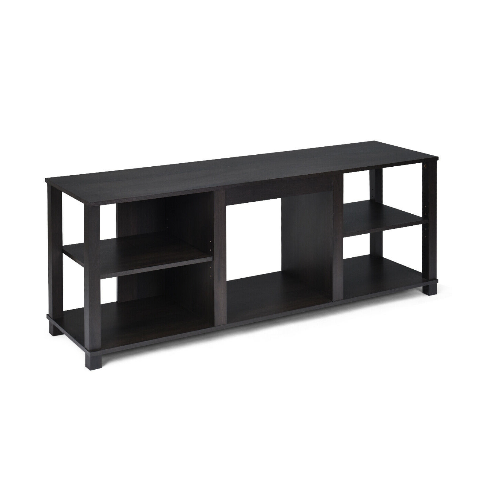2-Tier TV Storage Cabinet Console with Adjustable Shelves - Image 2