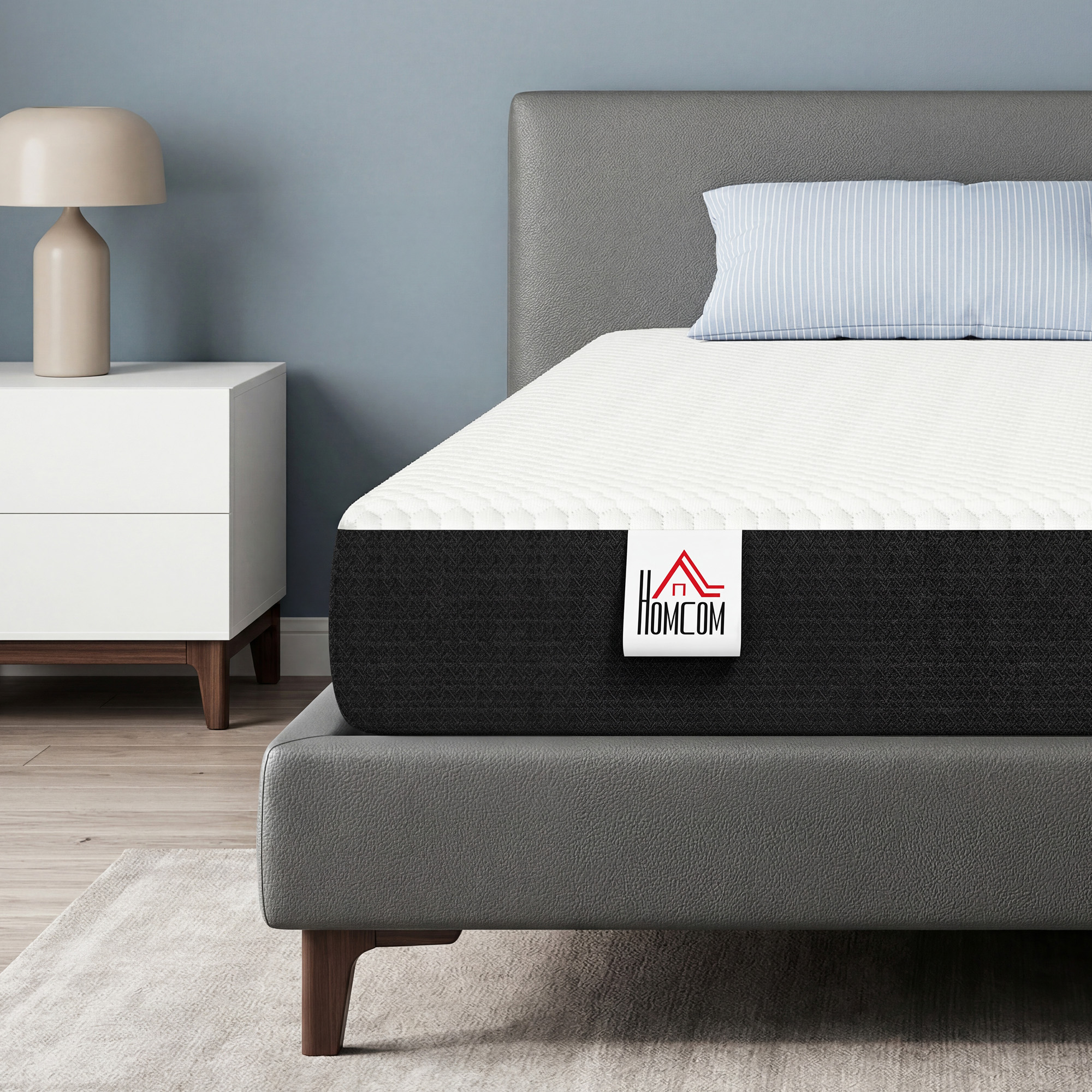 King Mattress 8 Inch Memory Foam Mattress in a Box, Pressure Relief & Lumbar Support, CertiPUR-US Certified, Medium Firm - Image 6