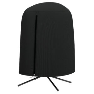 Egg Chair Cover, 420D Oxford Fabric Waterproof Anti-dust Furniture Protector for Φ50.4" x 74.8" H Stand, Black