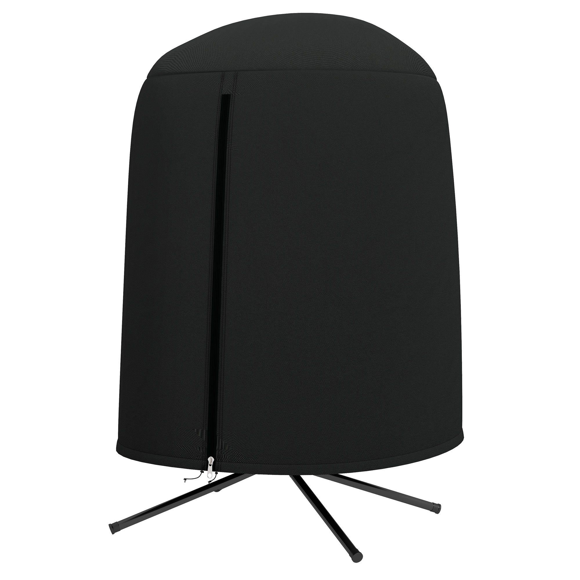 Egg Chair Cover, 420D Oxford Fabric Waterproof Anti-dust Furniture Protector for Φ50.4" x 74.8" H Stand, Black
