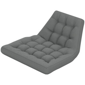 Outdoor Swing Cushion, Tufted Patio Cushion Replacement for Garden Chair Egg Chair,  Indoor Outdoor Seat Cushion, Grey