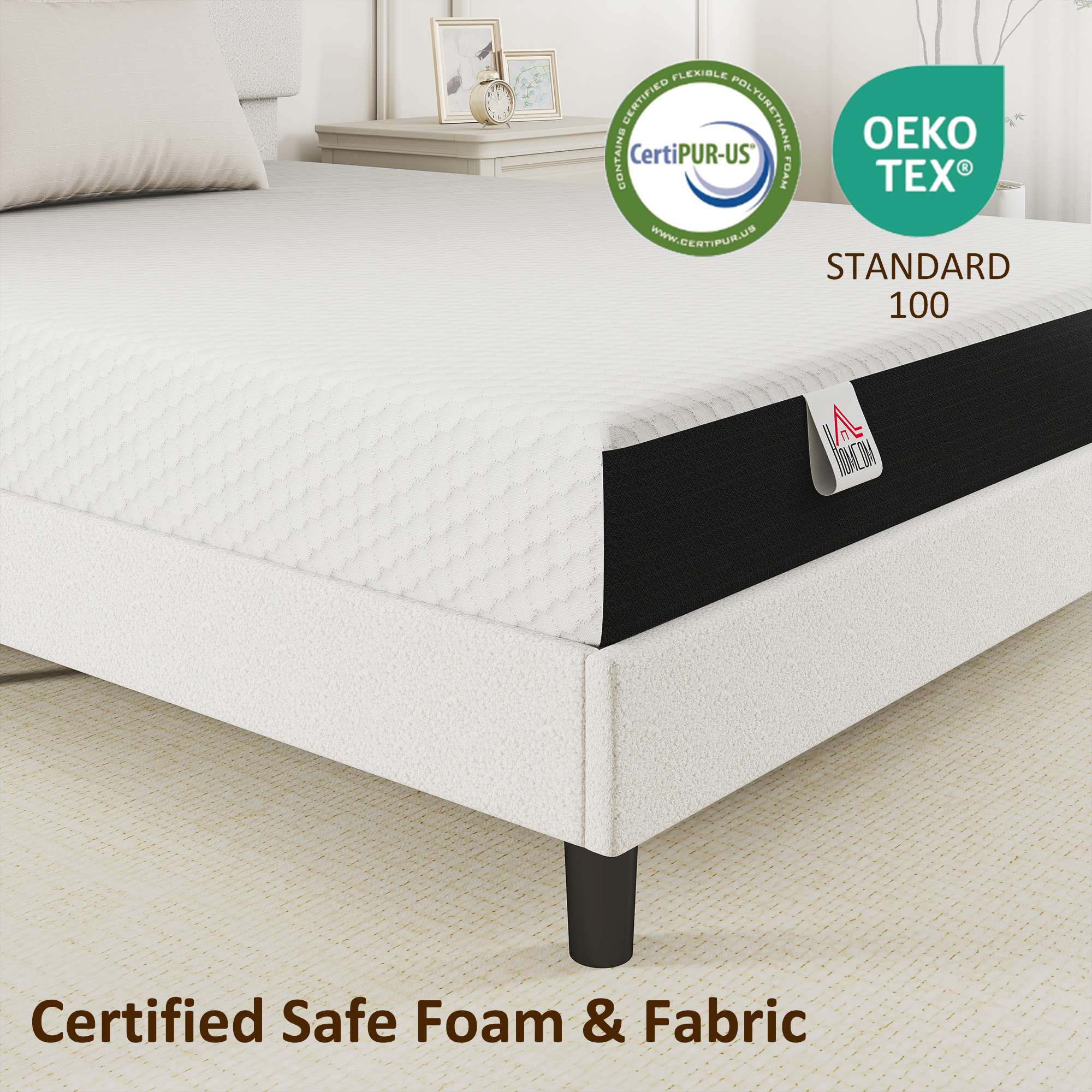 King Mattress 8 Inch Memory Foam Mattress in a Box, Pressure Relief & Lumbar Support, CertiPUR-US Certified, Medium Firm - Image 5