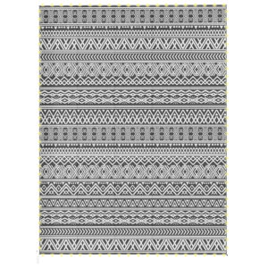 Outdoor Rug Carpet with USB Lights Reversible Patio Rug with Carry Bag for Camping 12' x 9'